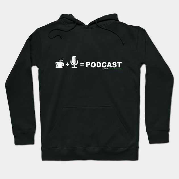 COFFEE + MIC = PODCAST Hoodie by EarplugPodcastNetwork